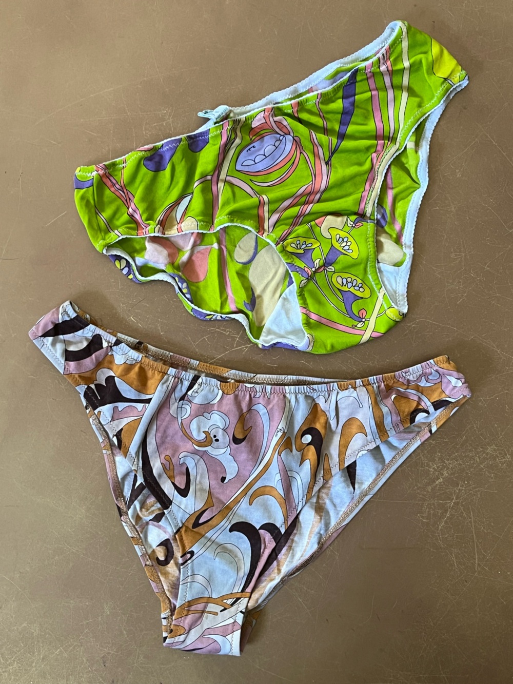Vintage Emilio Pucci Bikini Underwear Set of Two